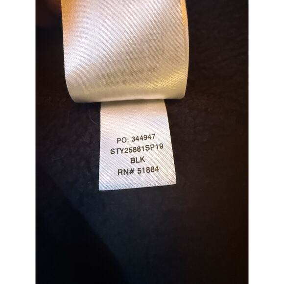 Patagonia Black Better Sweater Fleece Vest Womens Large Immunology Logo - Picture 6 of 7